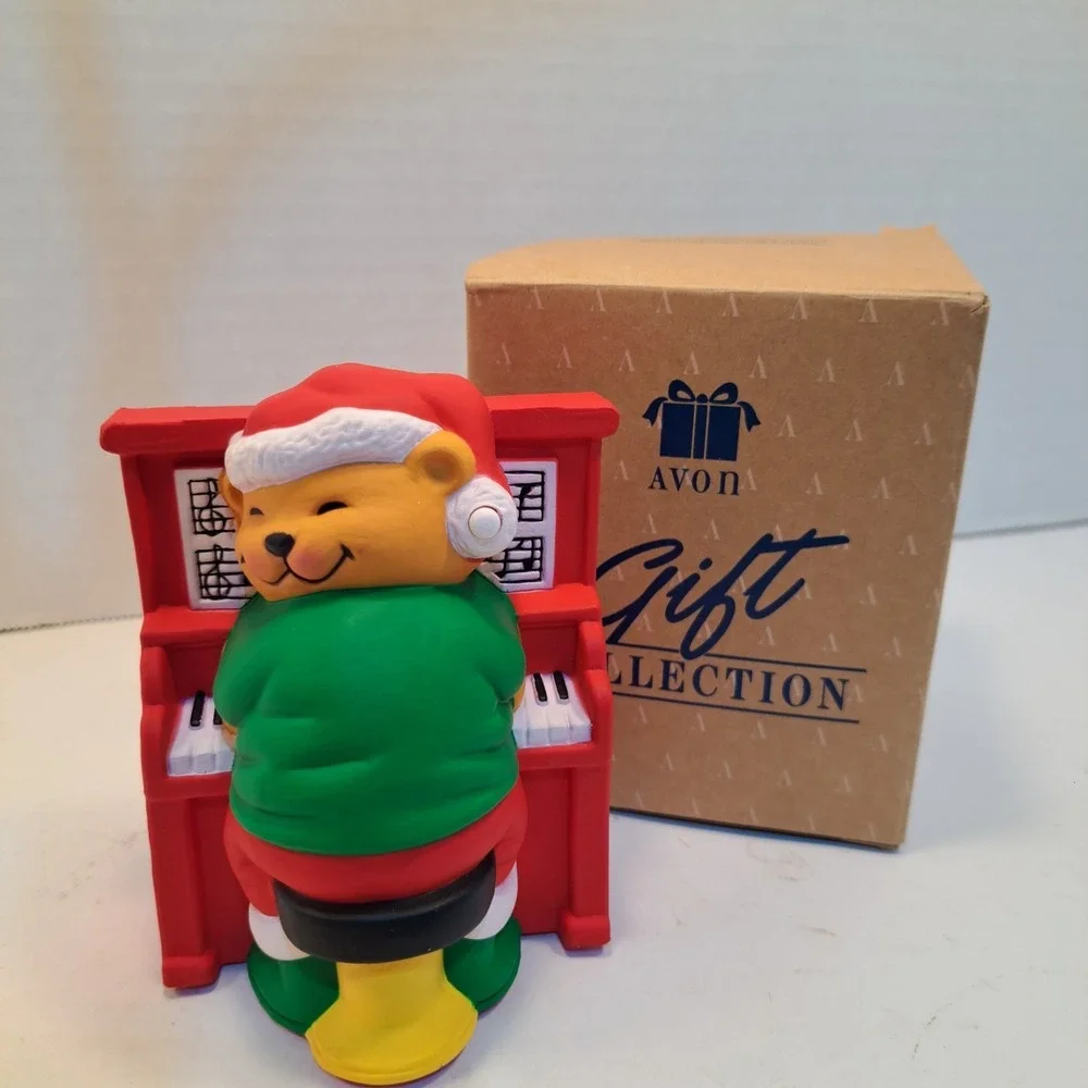 Avon Play It Again Mr. Keys Musical Decoration Bear Piano
